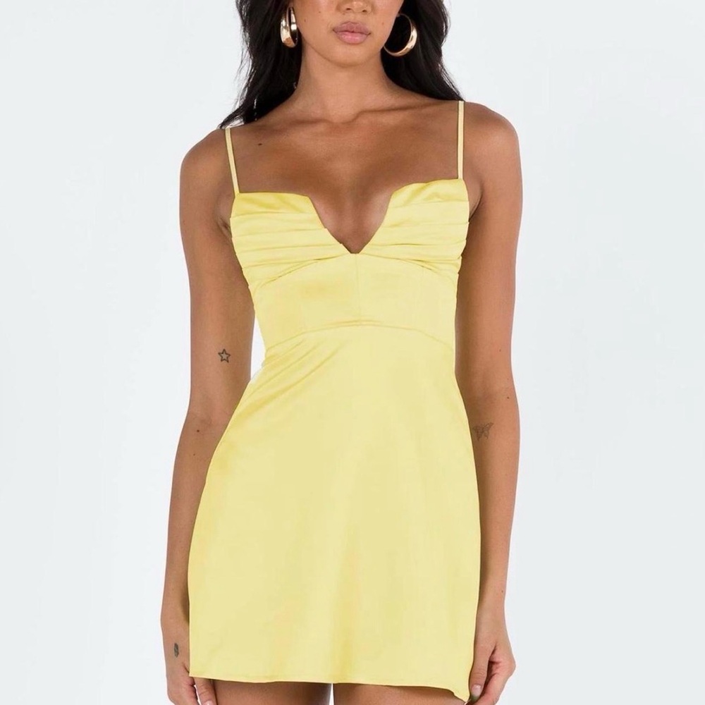 Princess Polly Yellow Mini Dress